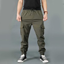 Pantalon Homme Rapide Séchage Combat Utilitaire Tapered Poches Outdoor