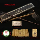 Baguette Wand DUMBLEDORE Metal/resin + Box + Marauder map + Hogwarts