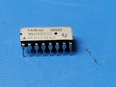 (1 PC) SNJ54365AJ TI Bus Driver 1-Func 6-Bit True Output TTL CDIP16