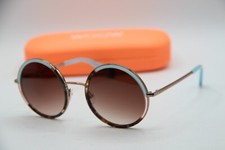 NEW WOOW SUPER BUSY 2 COL 0263 BLUE BROWN TORT GRADIENT SUNGLASSES W/CASE 51-21