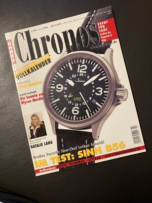 Chronos  Uhren 2-2004 - Sinn 856 - Ulysse Nardin Sonata - Vollkalender uvm.