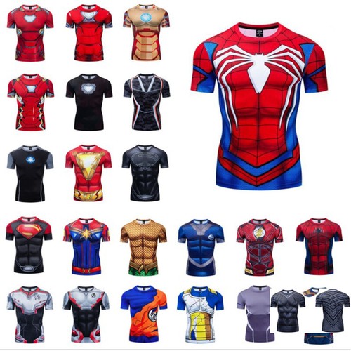 Marvel Avenger Superhero 3D Print Tee 