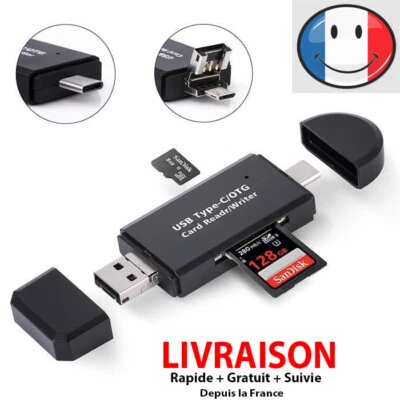 ✅USB 3.0 Speicherkartenleser Kartenleser Micro SD Card Reader Type C OTG Adapter