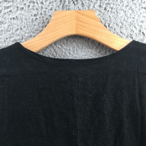Old Navy Vest Womens 2X Black Sleeveless Tie Front Casual Classic V-Neck NEW - Picture 9 of 15