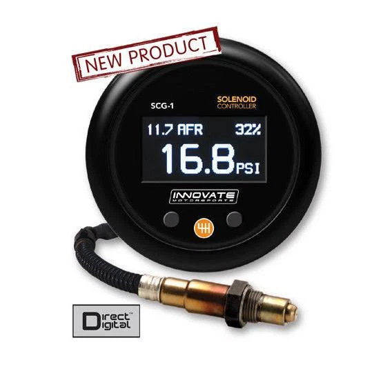 Innovate Motorsports SCG-1 Solenoid Boost Controller & Wideband O2 AFR Gauge Kit - Image 3 of 3