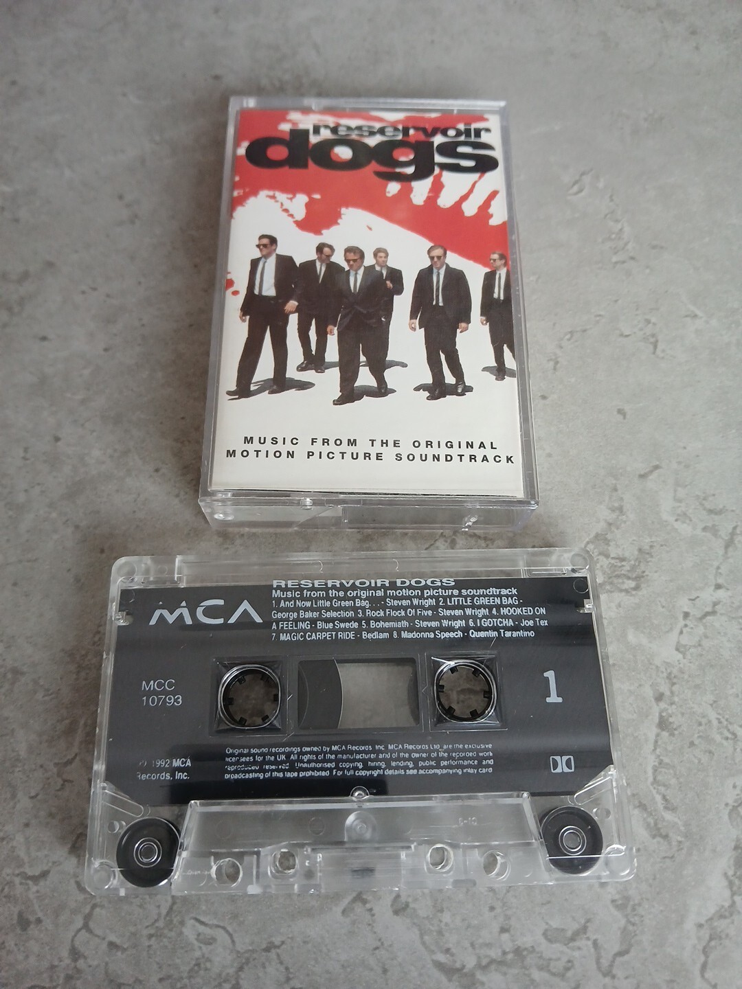 Reservoir Dogs - Music From The Original Motion Picture Soundtrack Cassette Tape