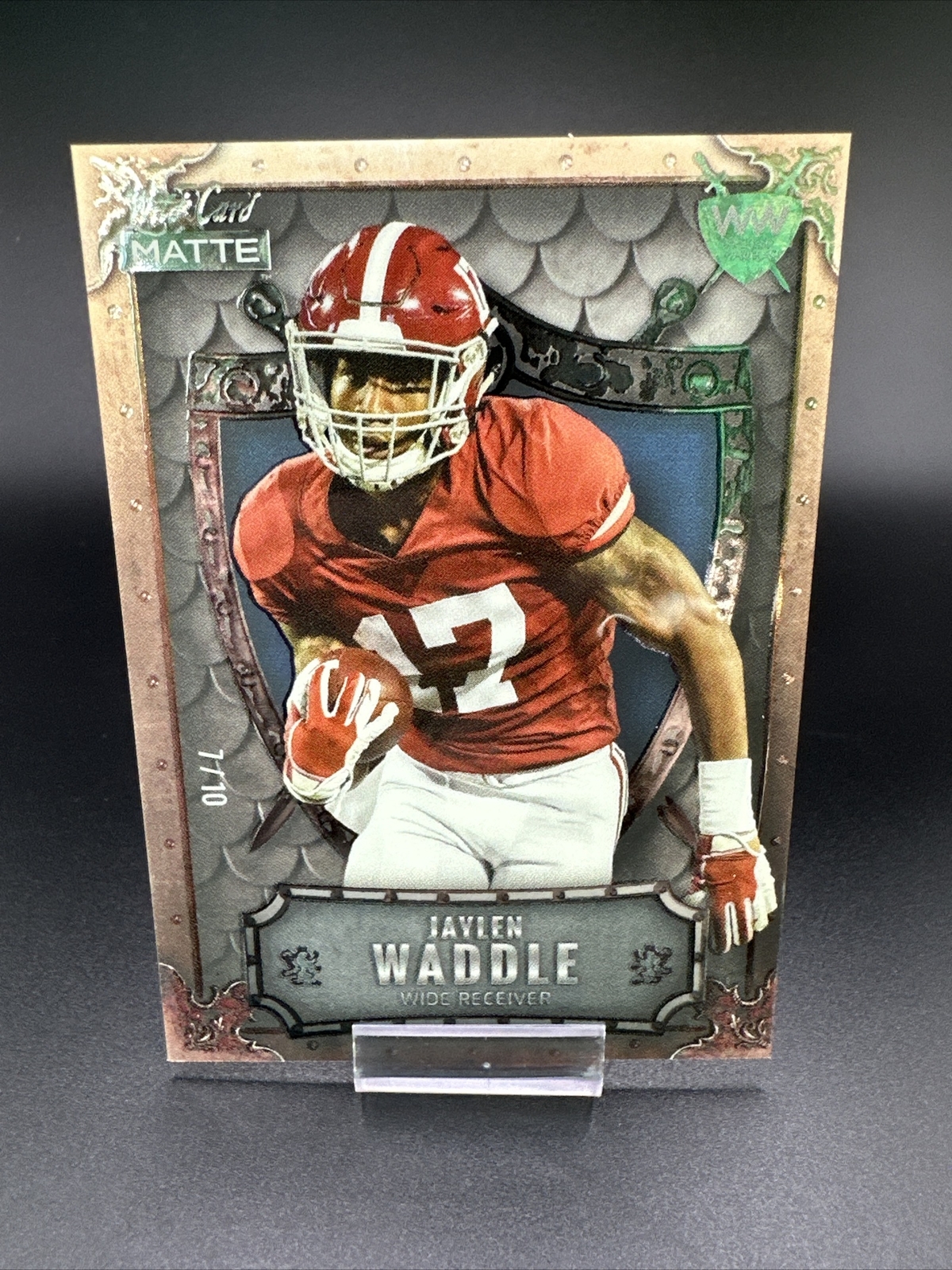 🔥2021 Wild Card Matte Weekend Warrior JAYLEN WADDLE Rookie MWW-12 RC  SP /10