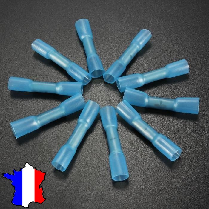 Cosses Electriques A Sertir Connecteurs Fourche Isolés - Lot 100 Pièces - 1.5-2.5mm² (16-14AWG) - Bleu - Cuivre Étain Connecteurs Fil Bleu 16-14 AWG - Foto 5