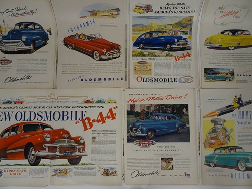 Lot 80 1920s - 1950s Print Magazine Advertising Oldsmobile Automobile Ephemera - Picture 8 of 10