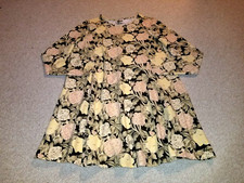 Womens Dress-SHOW ME YOUR MUMU-pink/brown floral stretch textured mini ls-S
