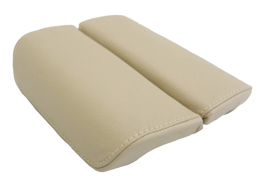 Center Console Armrest Leather Synthetic Cover for Cover Lincoln MKS 09-16 Beige - Image 3 of 4