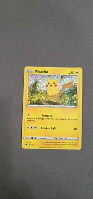 basic pikachu card 60 hp holographic Basic Pikachu Holographic HP60