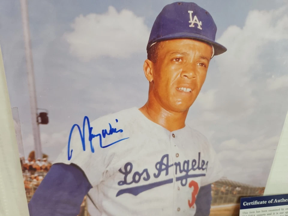 Maury Willis Signed L.A. Dodgers 8x10 Photo Autographed PSA/DNA COA T 68233 -MLB - Image 4 of 4