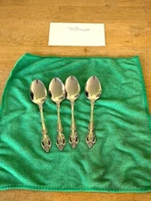 Set of 4 Oneida RENOIR PEMBROOKE Teaspoons 6" SSS Mark NEW OPEN BOX