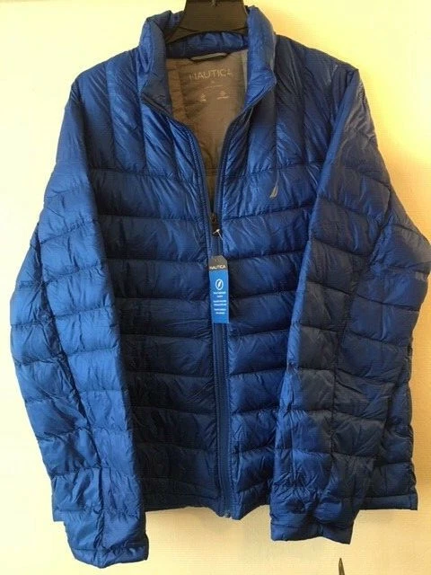Nautica men packable quilted down jacket,light weight,blue,XL,NWT
Opens in a new window or tab