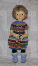 Playhouse MISSY Doll Wig SZ 12/13 BLONDE NO Sheen Short Style W/Curls B NWT