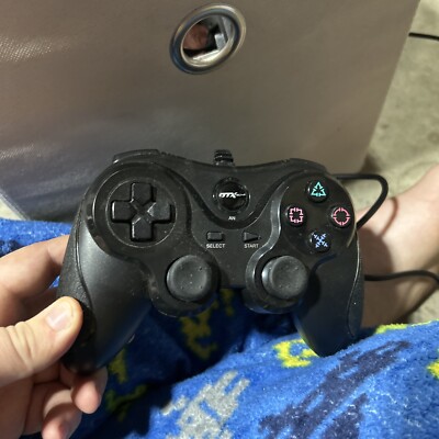 PS1 / PS2 TTX Tech Analog Wired Controller ( Black )