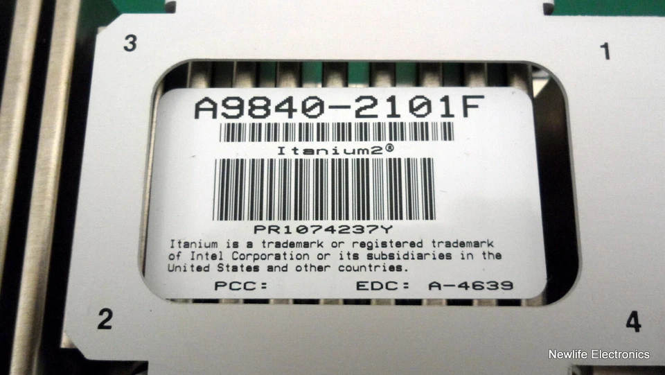 HP A9840-69001 Intel Itanium2 Dual Core 1.6GHz Processore Modulo A9840-2101F - Immagine 3 di 4