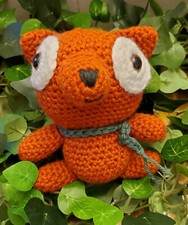 Handmade Crochet Amigurumi Stuffed Toy Fox Cute