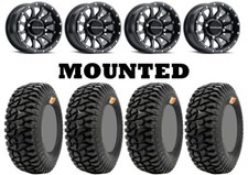 Kit 4 GMZ Ivan IRONMAN Stewart 32x9.5-14 on Trophy Matte Black Nar HP1K