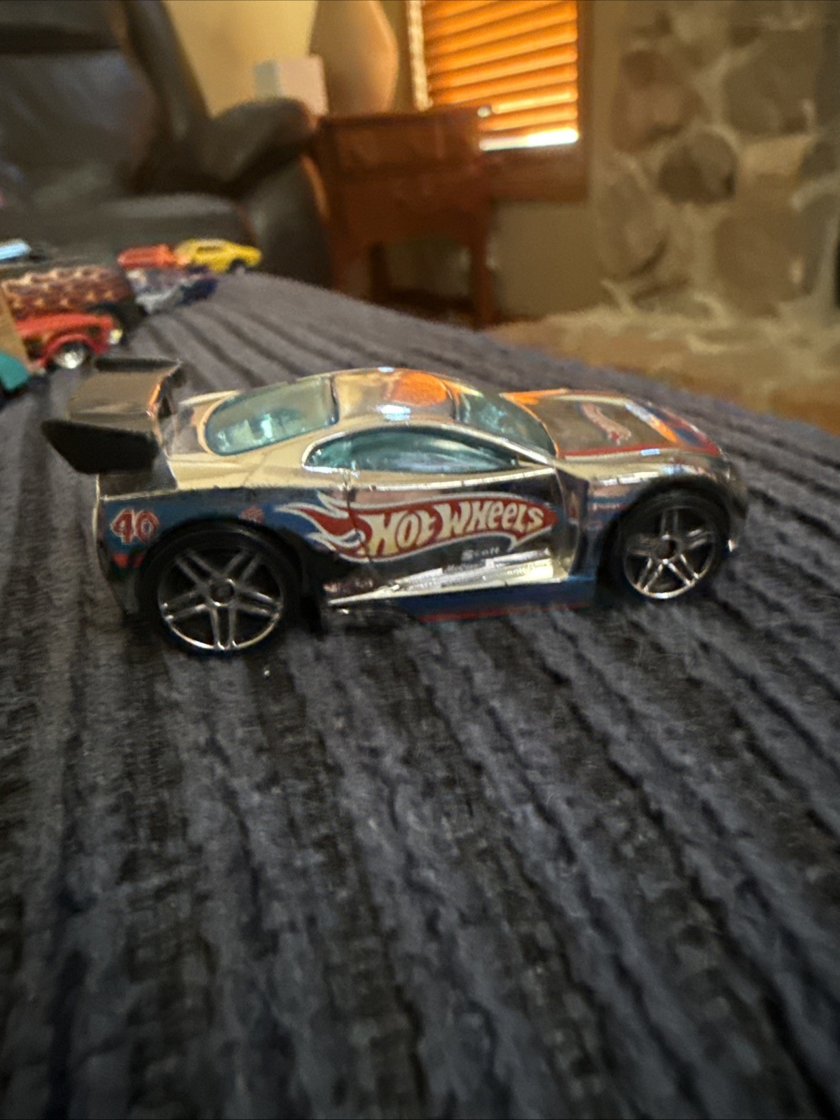 Power Rage Silver/ Blue / Chrome #40 B17 Loose