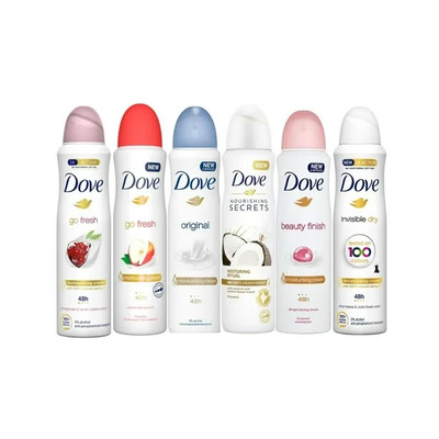 (6PK) DOVE Deo Spray for Women | INT-VER | Assorted Fragrance |  150 ML/5.07 OZ