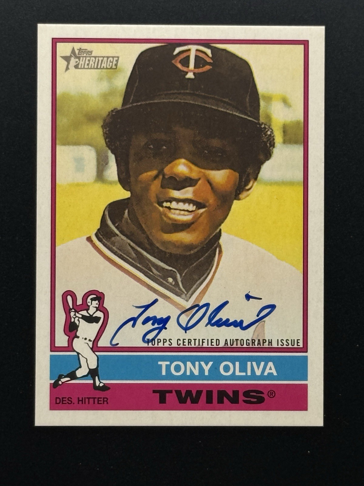 2025 Topps Heritage - Real One Autographs Tony Oliva #ROA-TO (AU)