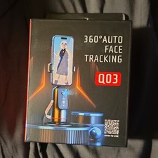 Q03 360  Rotation Face Tracking Gimbal Stabilizer, Auto Focus, Tripod Mountable