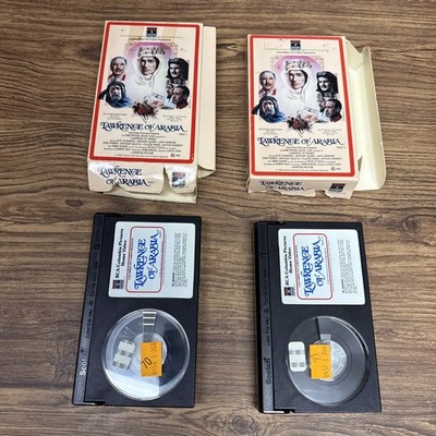 Lawrence Of Arabia ~ BETA Betamax Lot of 2 Cassettes