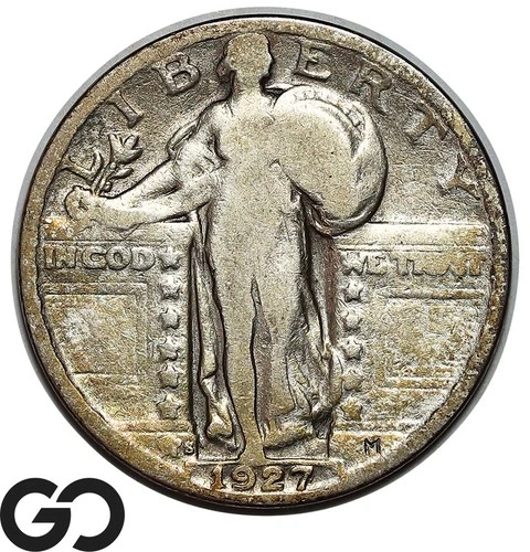 1927-S Standing Liberty Quarter, Desired In All Grades, Better Date