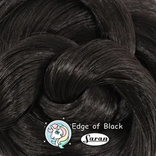 Japanese Saran Doll Hair - Edge of Black for Rerooting Custom Dolls & Rehairing