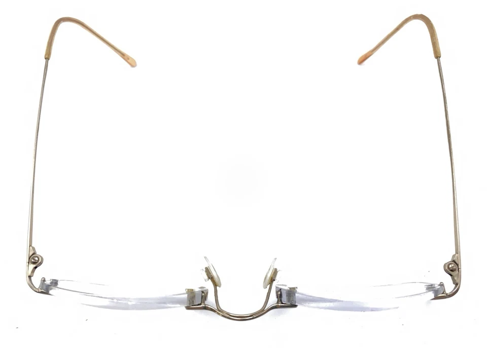 Marcos de gafas Marchon Airlock 2 760 54 marrón sin montura 135 diseñador hombres mujeres Foto 4 de 4