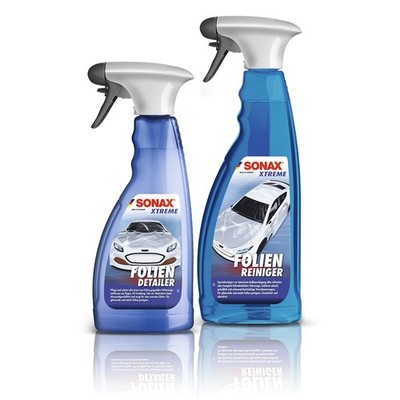 SONAX 500ml XTREME FOLIENDETAILER DETAILER VERSIEGELUNG + 750ml FOLIENREINIGER  