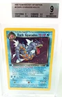 2000 Pokémon Team Rocket's 1st Edition Rare Holo Card Dark Gyarados BGS 9 Mint
