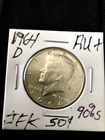 1964 d 50C Kennedy Half Dollar