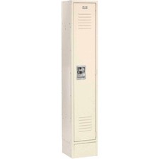 Single Tier Locker 12x12x72 1 Door Unassembled Tan