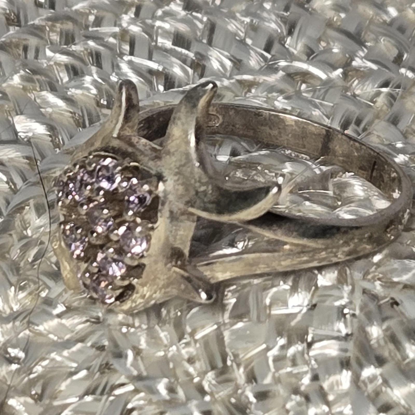 Sterling Silver Fish Shaped Statement Ring w/ Pin… - image 9