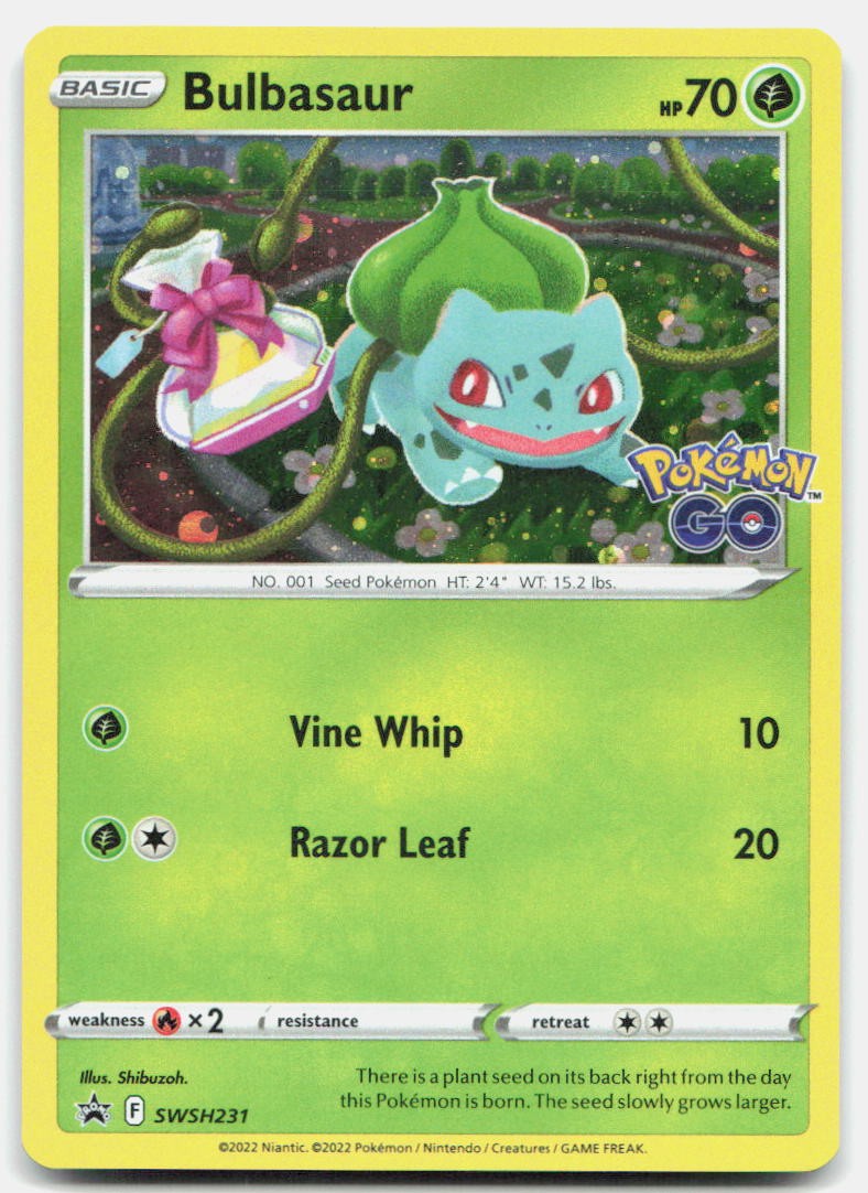 Sword & Shield Promo Bulbasaur SWSH231 Near Mint Holo Pokemon P Tcg Card