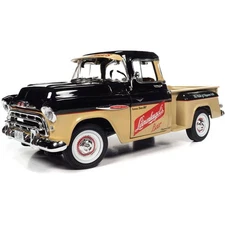 1957 Chevrolet 3100 Stepside Pickup Truck Leinenkugel's
