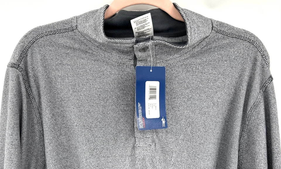 NUEVO CON ETIQUETAS Camisa Jockey Calce Clásico Gris Claro Algodón Prendas para Dormir Ropa de Salón Pijama XL Foto 2 de 4