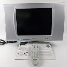 SHARP LC-13SH4U 13" Retro Gaming TV w Orig. Remote / Manual Tested and Working