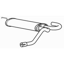 EuroFlo Centre Exhaust Middle Silencer for Audi Q2 CZEA TFSi 1.4 2016-2019