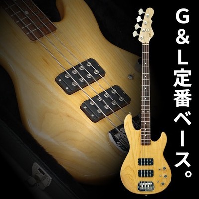 G&L L-2000 USA Natural Rosewood Bass Guitar w/Hard Case USED bass guitar