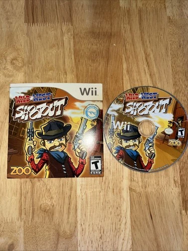 Colt's Wild West Shootout - (Nintendo Wii) Tested and works, in cardboard sleave