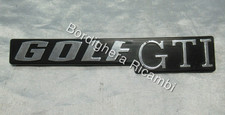 SCRITTA STEMMA LOGO BADGE EMBLEM SCRIPT NUOVA VW VOLKSWAGEN GOLF GTI MK1