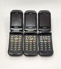 Lot of 3 Used Kyocera E4810 16 GB Black Verizon Only  Read 