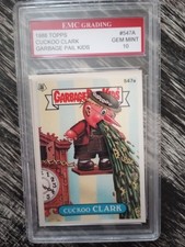 Garbage Pail Kids Original Series 14 (Cuckoo Clark) 1988 Slabbed and Graded 10