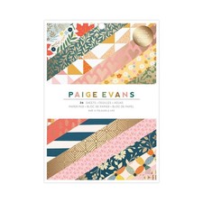 Paige Evans Bungalow Lane Paper Pad 6x8" 36 Sheets Single Sided Scrapbook Craft