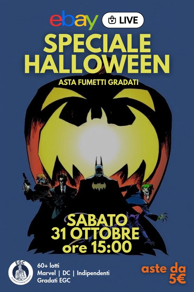 Asta fumetti gradati - SPECIALE HALLOWEEN - Aste da 5€ (EGC Comics)