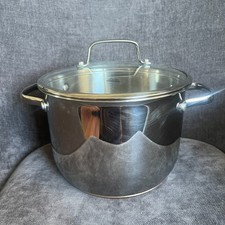 Martha Stewart Macy's 8 qt Stainless Steel Stock Pot Copper Clad Bottom SMS0314